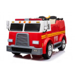 Elektrické autíčko - hasičské - červené